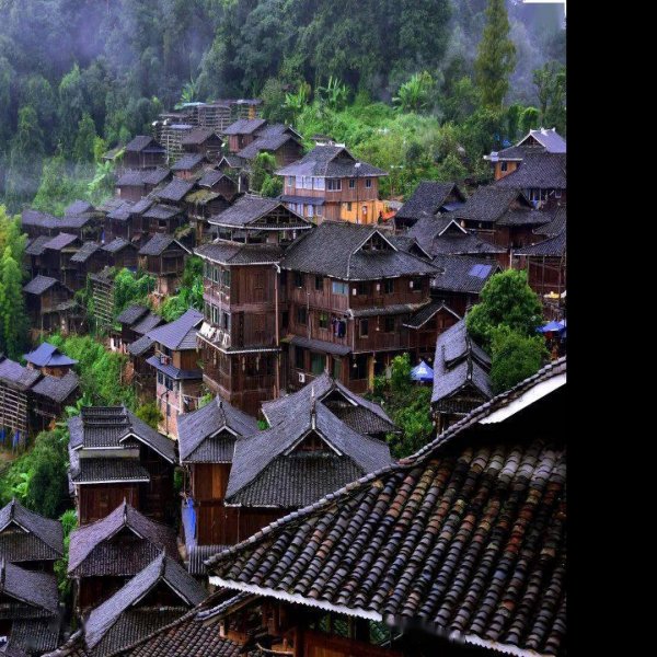 贵州黔东南岜沙苗寨 - 图片1