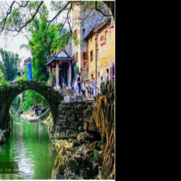 贺州黄姚古镇带龙桥 - 图片1