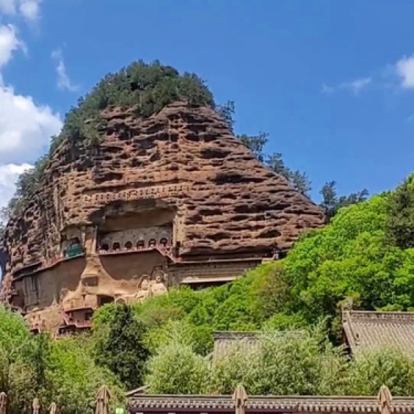 天水麦积山石窟 - 图片2