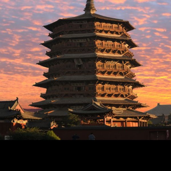山西朔州应县木塔 - 图片1