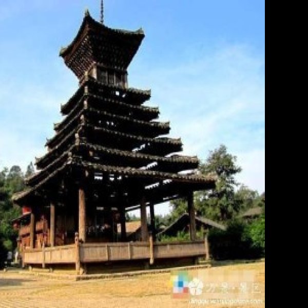 黎平述洞独柱鼓楼 - 图片8