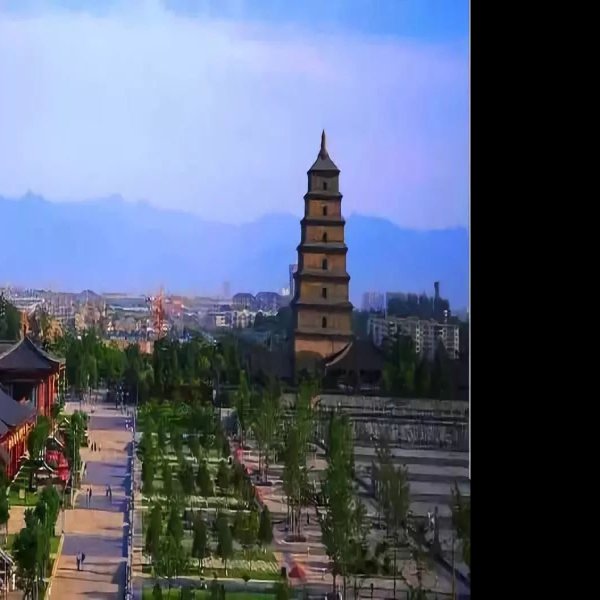 陕西西安大雁塔北广场 - 图片1