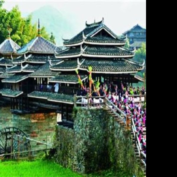 广西柳州程阳风雨桥 - 图片4