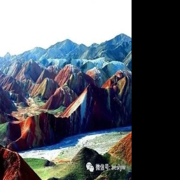 张掖丹霞地貌 - 图片1