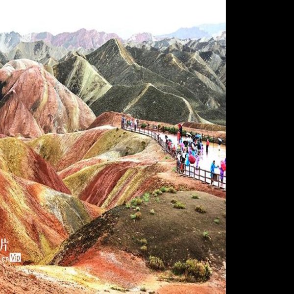 甘肃张掖七彩丹霞 - 图片9
