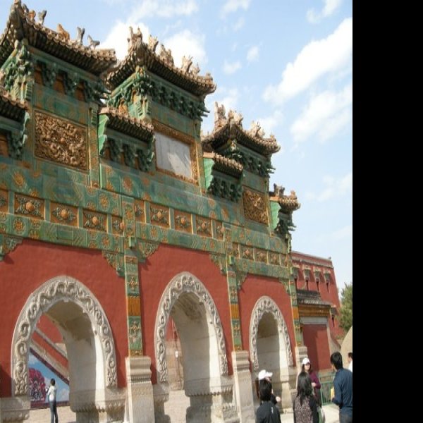 承德外八庙石牌楼 - 图片9