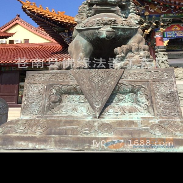 承德外八庙铜狮子 - 图片4