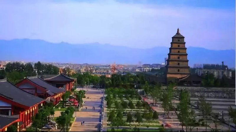 陕西西安大雁塔北广场