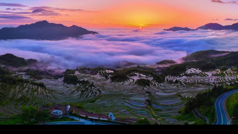 丽水云和梯田