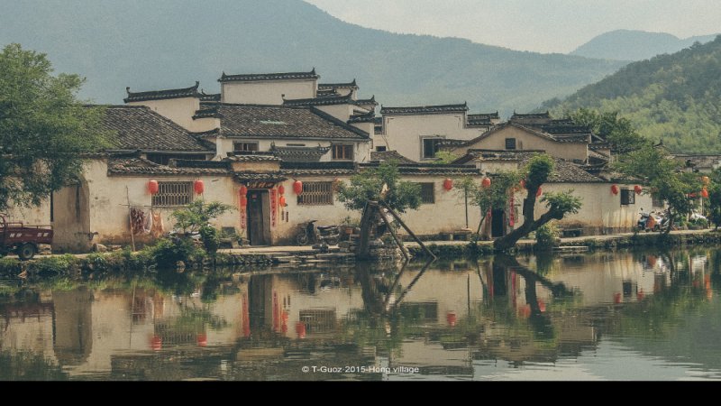 西递古村落